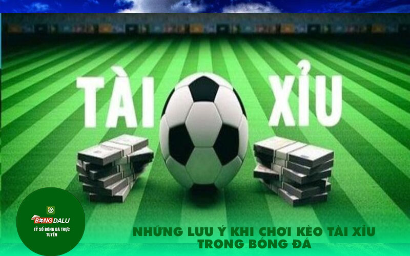 Nhung luu y khi choi keo tai xiu trong bong da Những lưu ý khi chơi kèo tài xỉu trong bóng đá