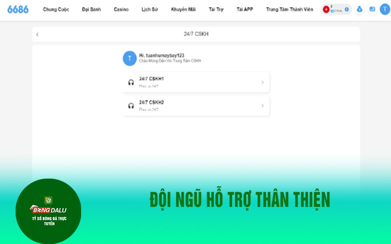 6686bet 1 Đội ngũ hỗ trợ thân thiện