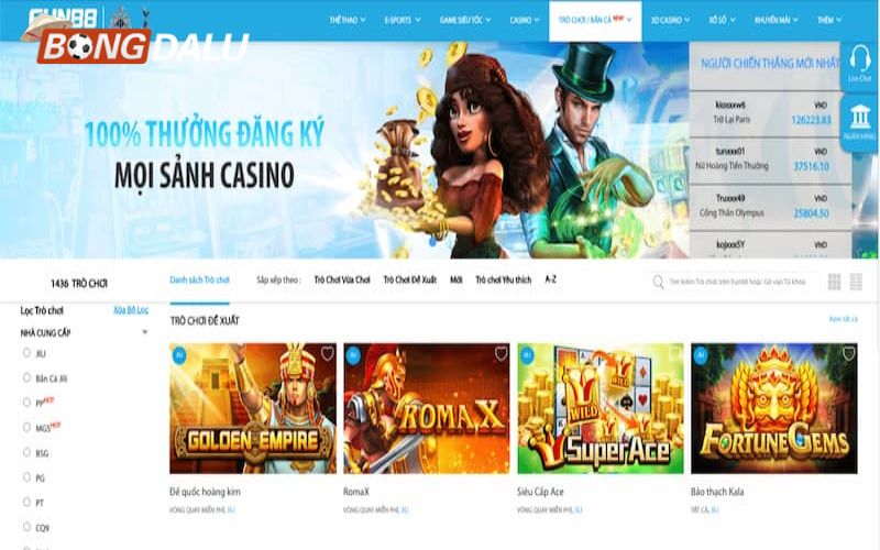 fun88 3 Sản phẩm game hot hit tại sảnh casino fun88